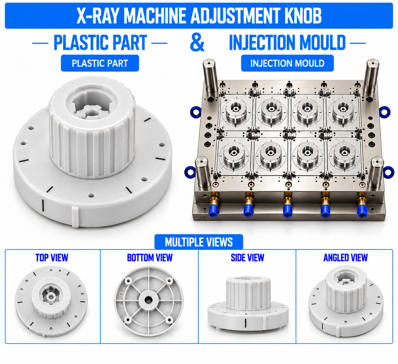 X-Ray Machine Plastic Adjustment Knob Mould and Moulding Service